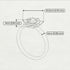 Lotus Flower Solitaire Pink Moissanite Ring - Lotus no. 802